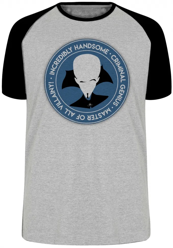Camiseta adulto ou infantil Megamente handsome super heroi