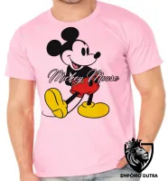 Camiseta adulto ou infantil Mickey Mouse antigo Disney - Foto 4
