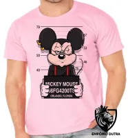 Camiseta adulto ou infantil Mickey mouse disney preso - Foto 4