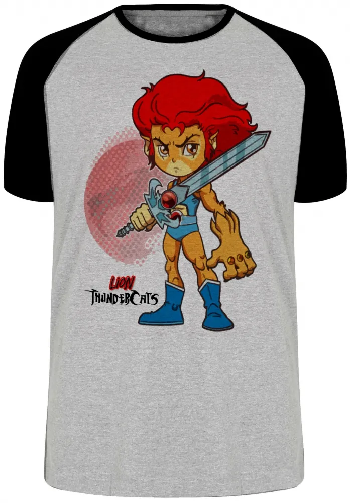 Camiseta adulto ou infantil Thundercats Lion leão gato cat Imagem
