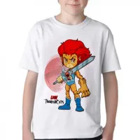 Camiseta adulto ou infantil Thundercats Lion leão gato cat - Foto 2