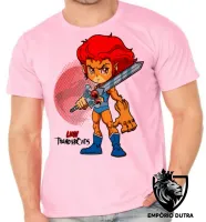 Camiseta adulto ou infantil Thundercats Lion leão gato cat - Foto 4