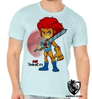 Camiseta adulto ou infantil Thundercats Lion leão gato cat - Foto 5