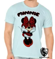 Camiseta adulto ou infantil Minnie mouse tope rosto mickey disney - Foto 3