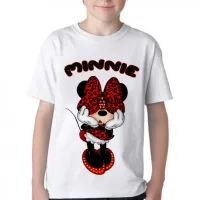 Camiseta adulto ou infantil Minnie mouse tope rosto mickey disney - Foto 5