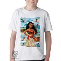 Camiseta adulto ou infantil Moana fases princesa - Foto 3