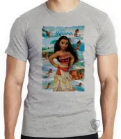 Camiseta adulto ou infantil Moana fases princesa - Foto 4