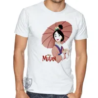 Camiseta adulto ou infantil Mulan Japão Japonesa - Foto 2