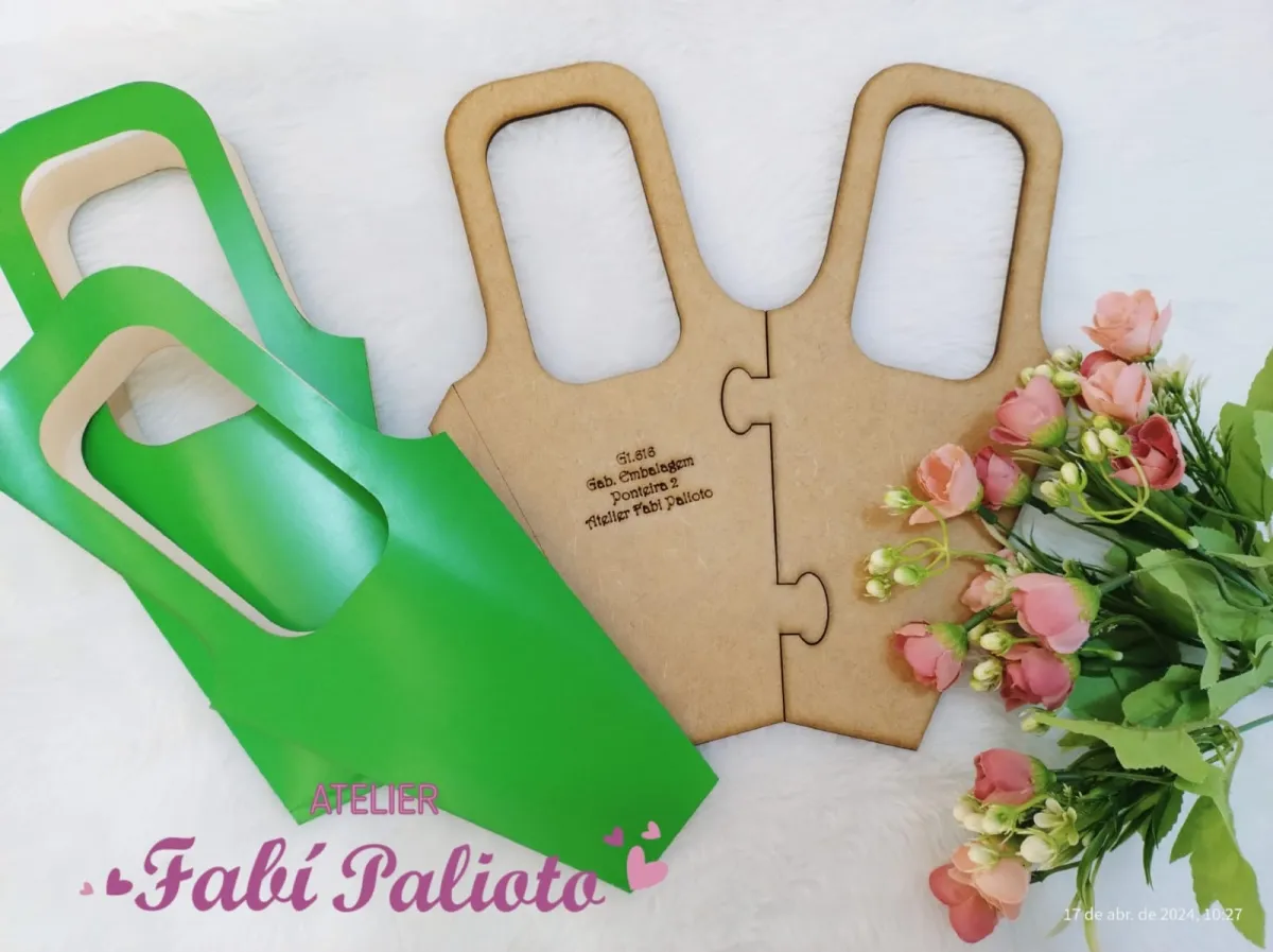 G1.616  Gabarito de Moldes  em MDF Embalagem Ponteira 2