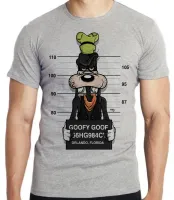 Camiseta adulto ou infantil Pateta prisão disney preso - Foto 3