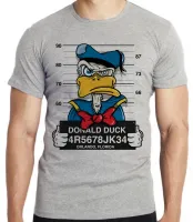 Camiseta adulto ou infantil pato donald disney preso - Foto 3
