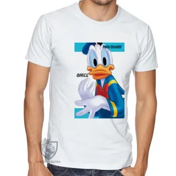 Camiseta adulto ou infantil Pato Donald quack amigo mickey - Foto 2