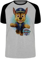 Camiseta adulto ou infantil Patrulha Canina Chase - Foto 4