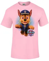 Camiseta adulto ou infantil Patrulha Canina Chase - Foto 5