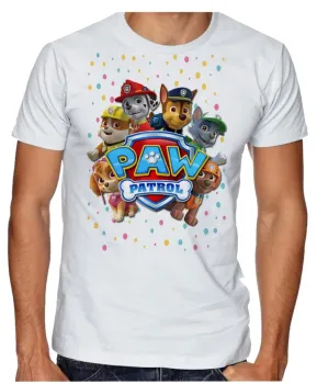 Camiseta adulto ou infantil Patrulha Canina Equipe - Foto 2