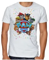 Camiseta adulto ou infantil Patrulha Canina Equipe - Foto 2