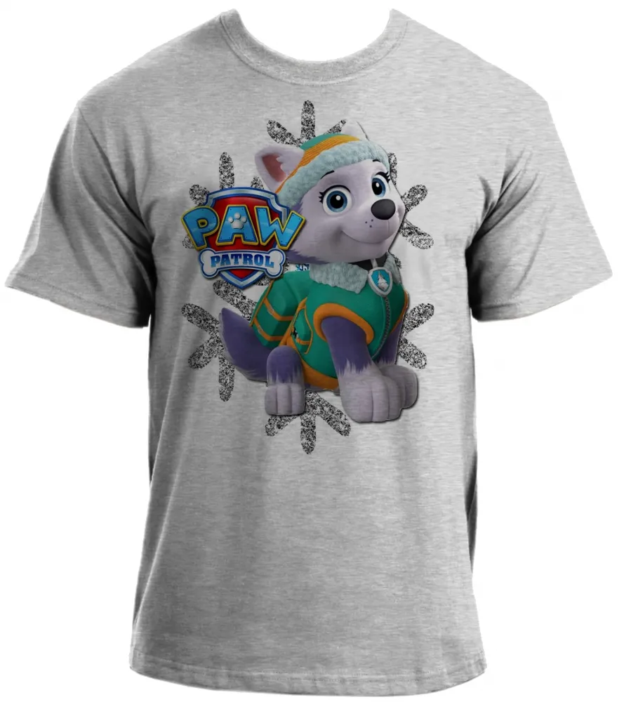 Camiseta adulto ou infantil Patrulha Canina Everest Imagem