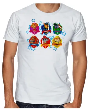 Camiseta adulto ou infantil Patrulha Canina nomes - Foto 2