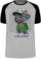Camiseta adulto ou infantil Patrulha Canina Rocky - Foto 4