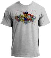 Camiseta adulto ou infantil Patrulha Canina todos - Foto 3