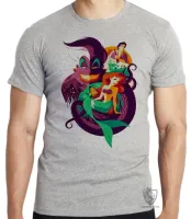 Camiseta adulto ou infantil Pequena Sereia - Foto 4
