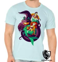 Camiseta adulto ou infantil Pequena Sereia - Foto 5