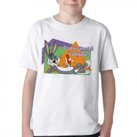 Camiseta adulto ou infantil Pernalonga coelho looney tunes velhinho - Foto 3