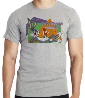 Camiseta adulto ou infantil Pernalonga coelho looney tunes velhinho - Foto 4