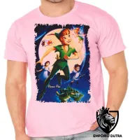 Camiseta adulto ou infantil Peter Pan e fada sininho - Foto 2