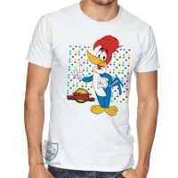 Camiseta adulto ou infantil Pica Pau bolinhas - Foto 2