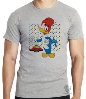 Camiseta adulto ou infantil Pica Pau bolinhas - Foto 3