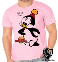 Camiseta adulto ou infantil Pica Pau Chilly willy Pinguim - Foto 4