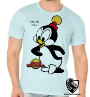 Camiseta adulto ou infantil Pica Pau Chilly willy Pinguim - Foto 5