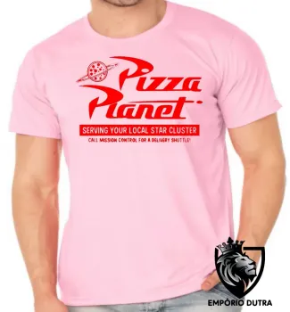 Camiseta adulto ou infantil Pizza Planet toy story - Foto 2