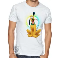Camiseta adulto ou infantil Pluto cachorro pateta mickey - Foto 3