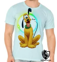 Camiseta adulto ou infantil Pluto cachorro pateta mickey - Foto 5