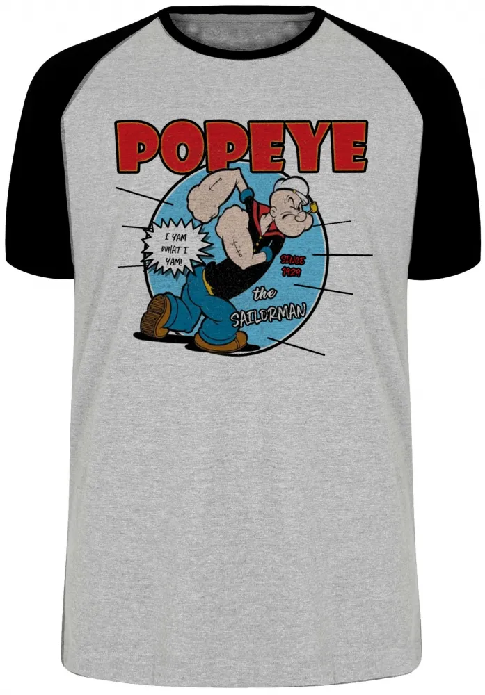 Camiseta adulto ou infantil Popeye marinheiro desenho antigo bom