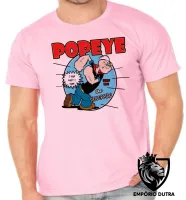 Camiseta adulto ou infantil Popeye marinheiro desenho antigo bom - Foto 2