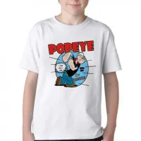 Camiseta adulto ou infantil Popeye marinheiro desenho antigo bom - Foto 3