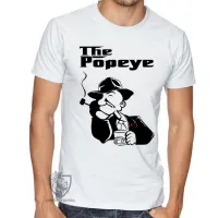 Camiseta adulto ou infantil Popeye poderoso chefão the godfather - Foto 3