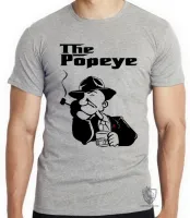 Camiseta adulto ou infantil Popeye poderoso chefão the godfather - Foto 4