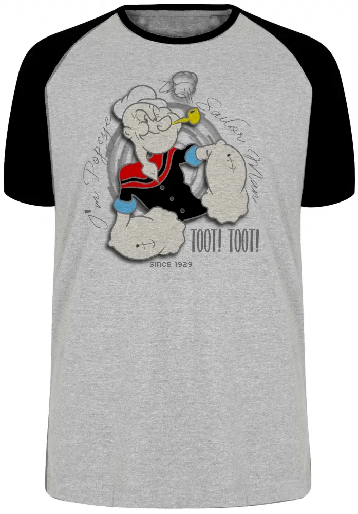 Camiseta adulto ou infantil Popeye sailor marinheiro mar brutus Imagem