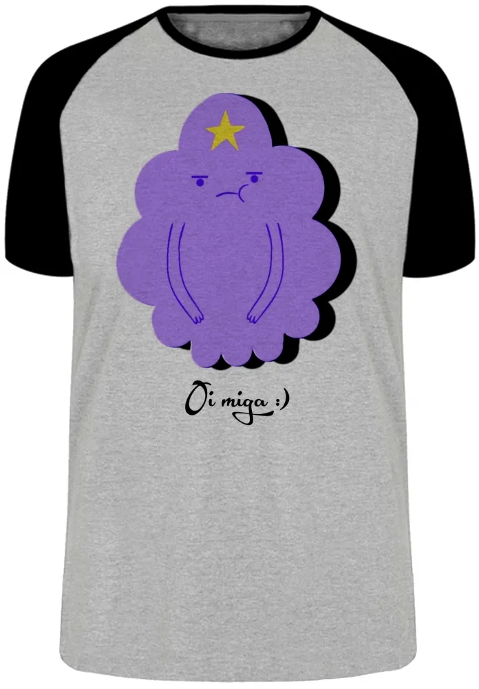 Camiseta adulto ou infantil Princesa Caroço hora aventura adventure time