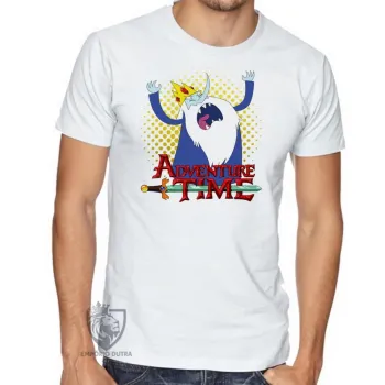 Camiseta adulto ou infantil Rei Gelado Hora da Aventura - Foto 2