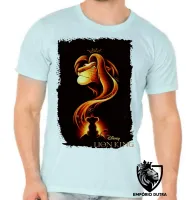 Camiseta adulto ou infantil Rei Leão disney Lion King Mufasa Simba filho - Foto 5