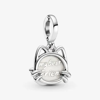 Berloque My Best Friends CAT- Prata 925