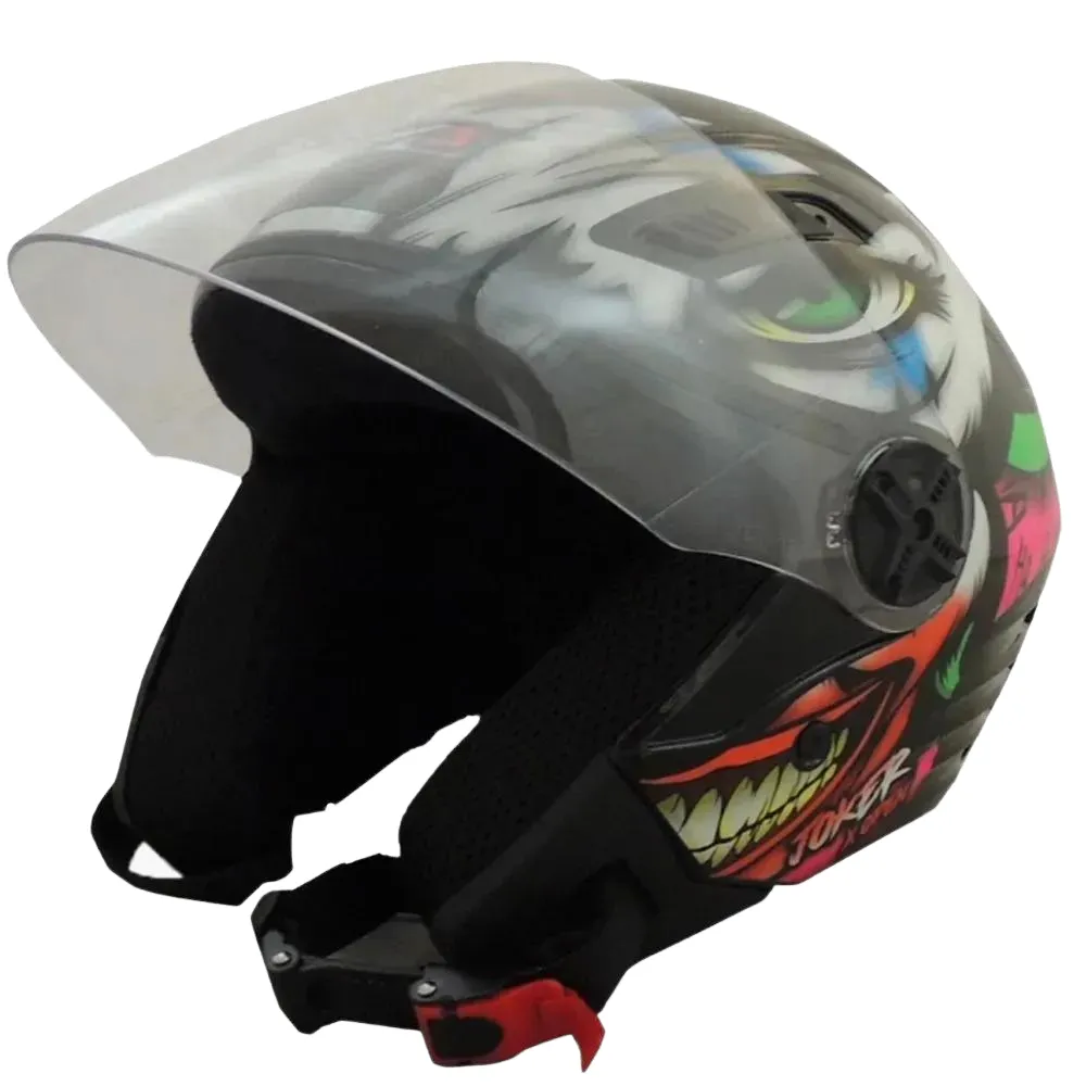 JOKERD ＜EXTREME＞PEACE KEEPER Kiko Motos Peças Capacetes - Capacete FW3 X Open Joker Preto