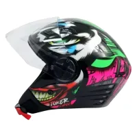 Capacete FW3  X Open Joker Preto - Foto 2