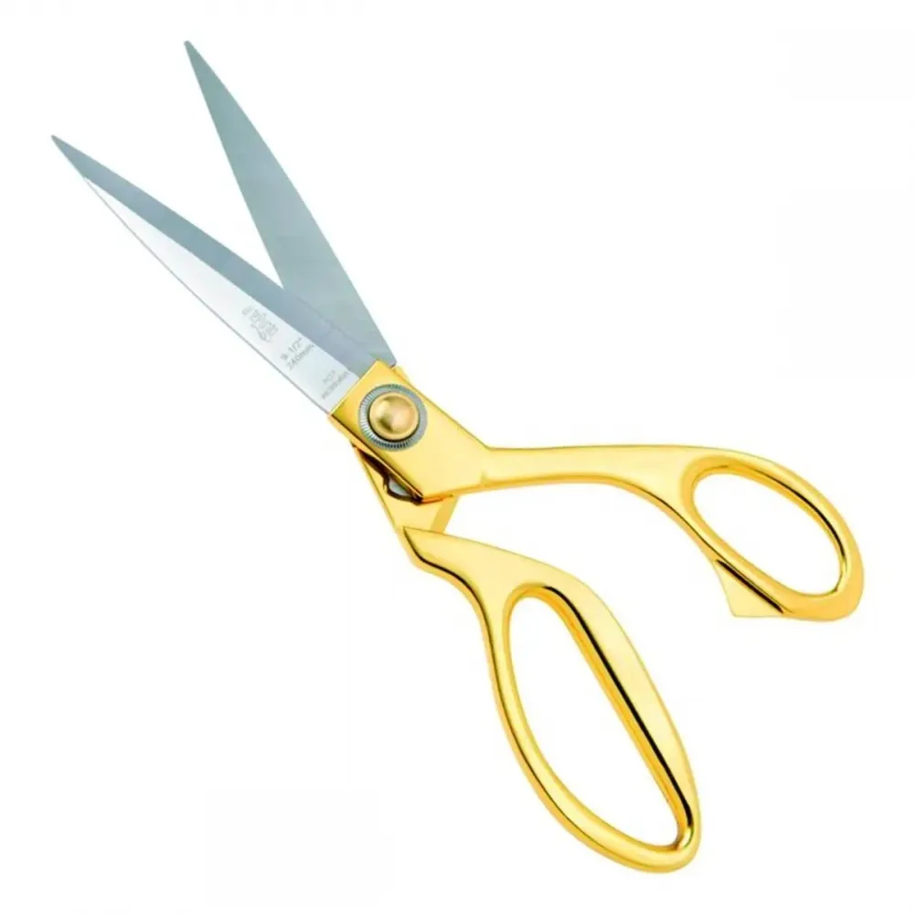 TESOURA  ALFAIATE TE -006 DOURADA 24CM -ARTE PUNTO   Imagem