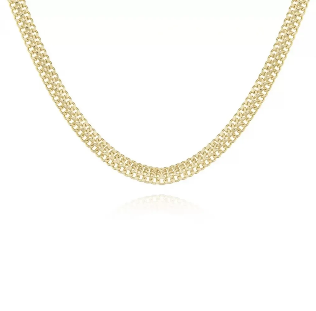 Choker Corrente Tramada Imagem